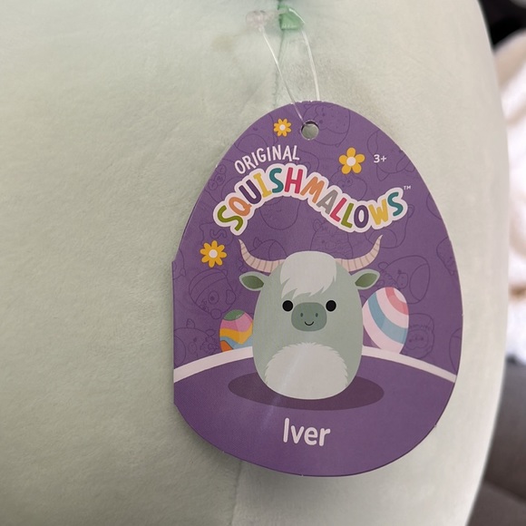 Squishmallows 16" Iver the Highland Cow Longhorn Plush *NWT* - Picture 8 of 9